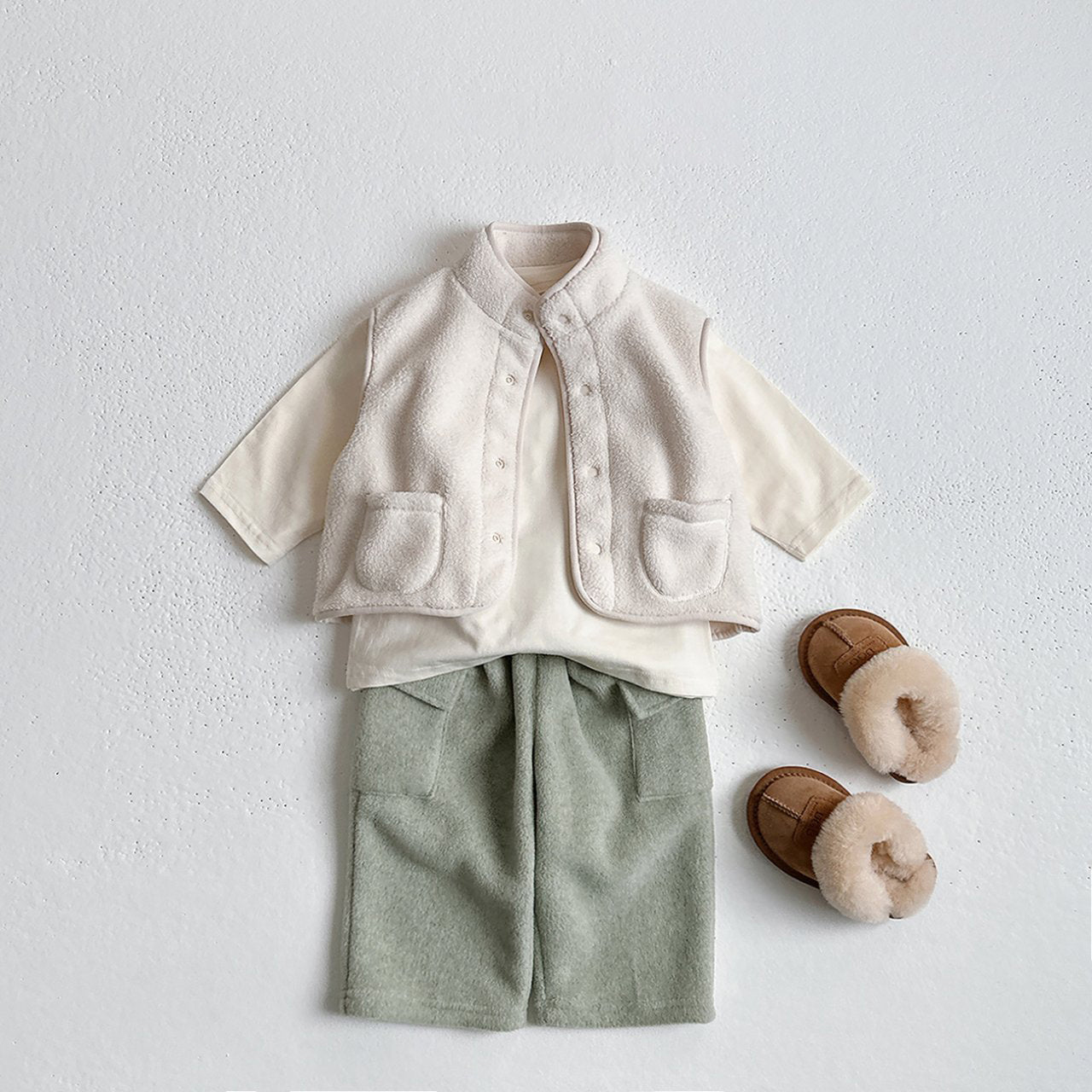 Toddler W25 Basic Long Sleeve Top (1 - 6y) - 3 Colors kids outfit