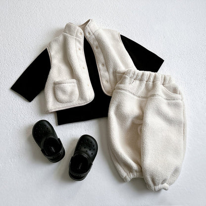 Toddler W25 Basic Long Sleeve Top (1 - 6y) - 3 Colors kids outfit