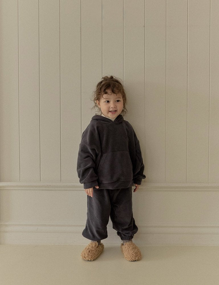 Toddler W25 Comfy Fleece Hoodie and Jogger Pants Set (5 - 6y) - 2 Colors kids outfit