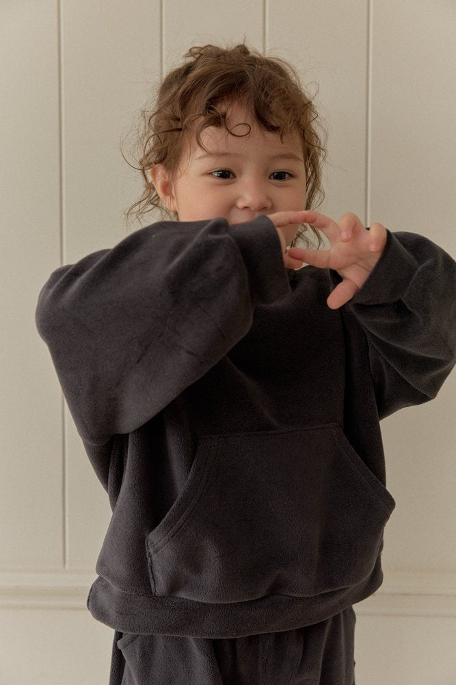 Toddler W25 Comfy Fleece Hoodie and Jogger Pants Set (5 - 6y) - 2 Colors kids outfit