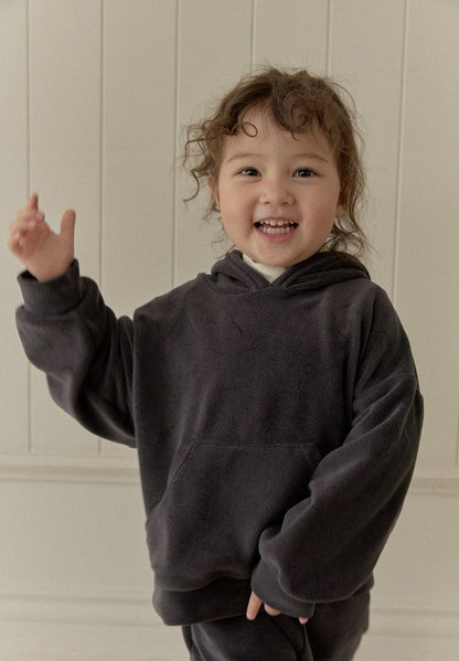 Toddler W25 Comfy Fleece Hoodie and Jogger Pants Set (5 - 6y) - 2 Colors kids outfit