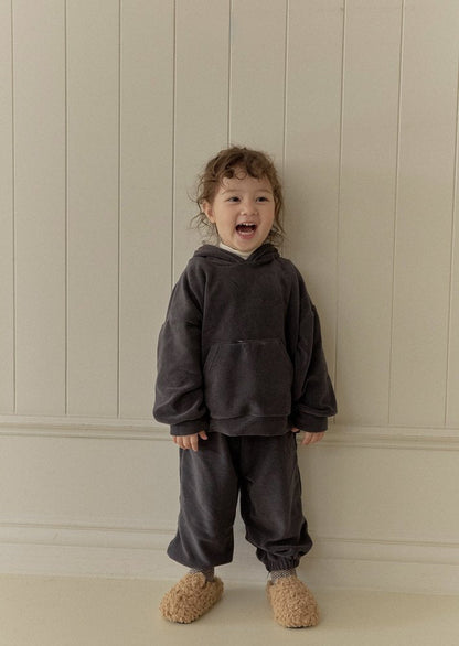 Toddler W25 Comfy Fleece Hoodie and Jogger Pants Set (5 - 6y) - 2 Colors kids outfit
