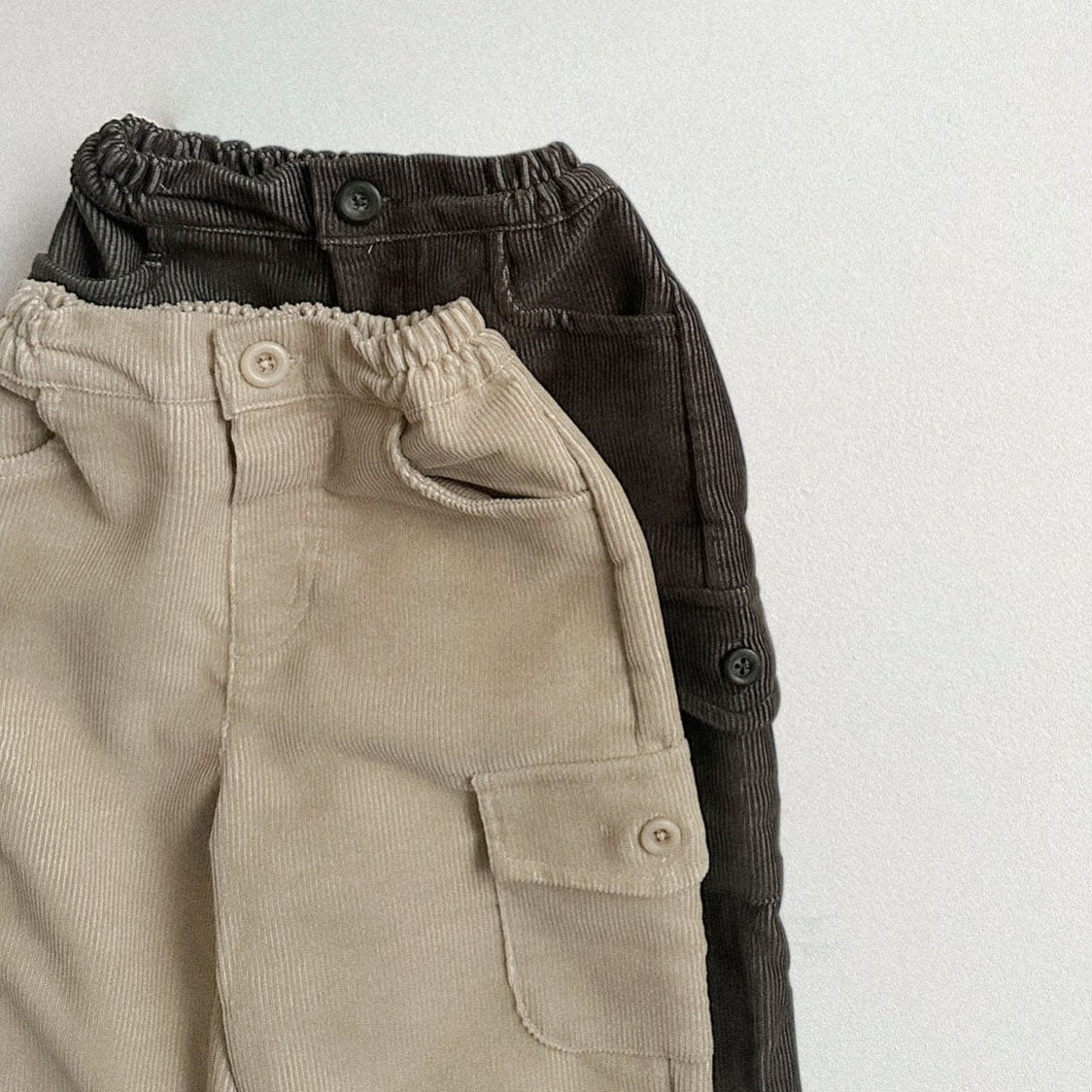 Toddler W25 Corduroy Cargo Pants (2 - 7y) - 2 Colors kids outfit