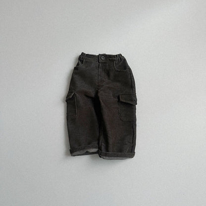 Toddler W25 Corduroy Cargo Pants (2 - 7y) - 2 Colors kids outfit