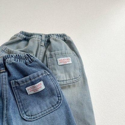 Toddler W25 Darted Denim Pants (10m - 4y) - 2 Colors kids outfit