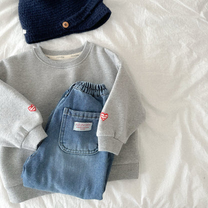 Toddler W25 Darted Denim Pants (10m - 4y) - 2 Colors kids outfit