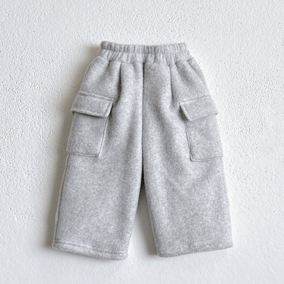 Toddler W25 Fleece Cargo Wide Pants (1 - 6y) - 3 Colors kids outfit