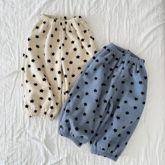 Toddler W25 Fleece Star Jogger Pants (1 - 7y) - 2 Colors kids outfit