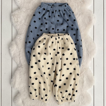 Toddler W25 Fleece Star Jogger Pants (1 - 7y) - 2 Colors kids outfit