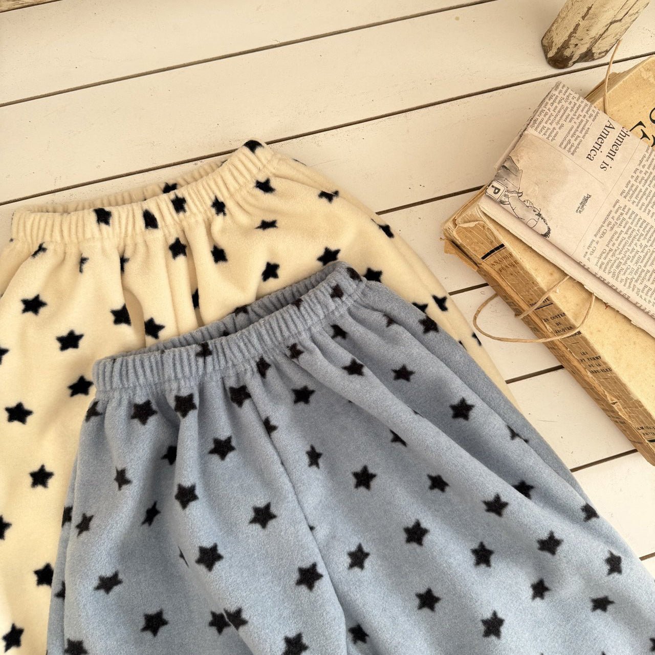 Toddler W25 Fleece Star Jogger Pants (1 - 7y) - 2 Colors kids outfit
