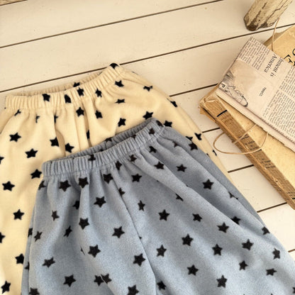 Toddler W25 Fleece Star Jogger Pants (1 - 7y) - 2 Colors kids outfit