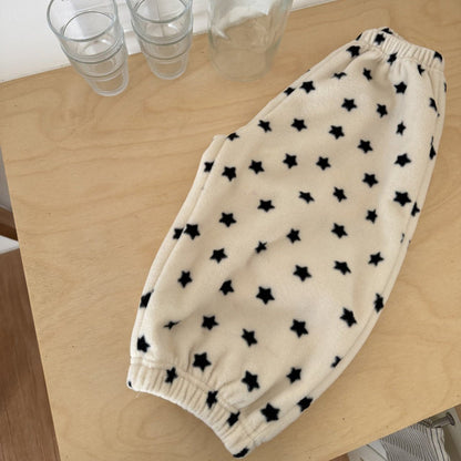 Toddler W25 Fleece Star Jogger Pants (1 - 7y) - 2 Colors kids outfit