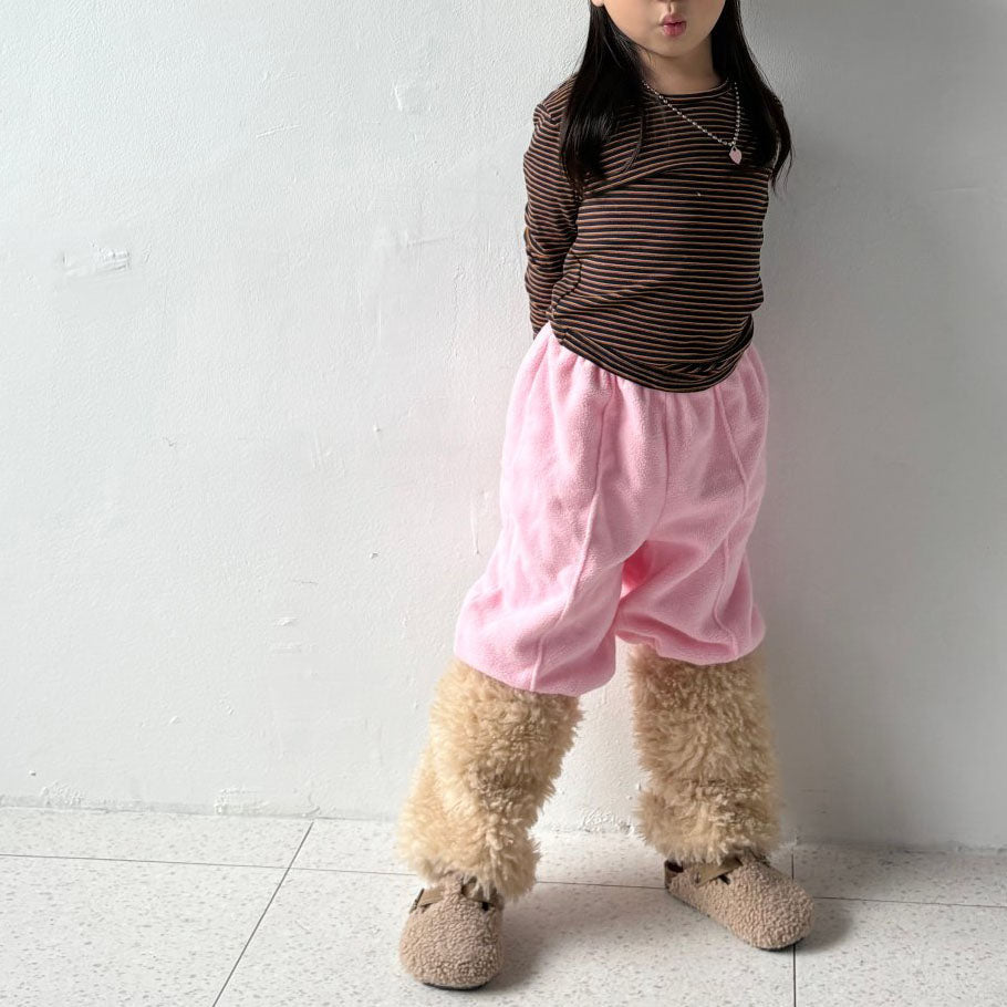 Toddler W25 Fleece Stitch Detail Jogger Pants (1 - 7y) - 3 Colors kids outfit