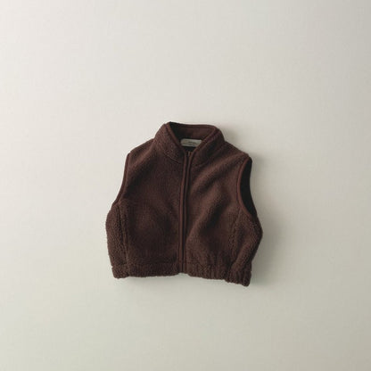 Toddler W25 Fleece Zip - up Vest (1 - 6y) - 2 Colors kids outfit