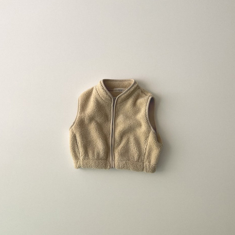 Toddler W25 Fleece Zip - up Vest (1 - 6y) - 2 Colors kids outfit
