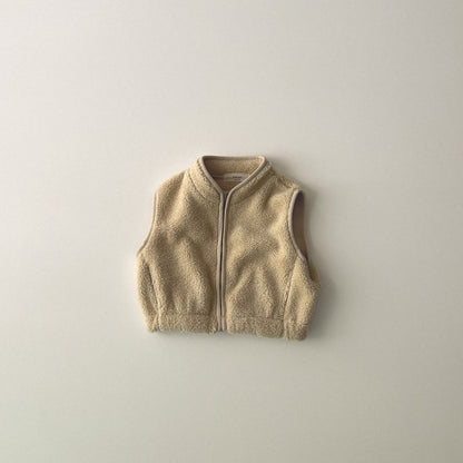 Toddler W25 Fleece Zip - up Vest (1 - 6y) - 2 Colors kids outfit