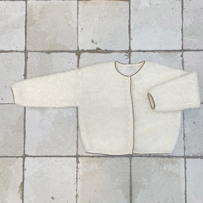 Toddler W25 Fuzzy Cardigan (1 - 7y) - 2 Colors kids outfit