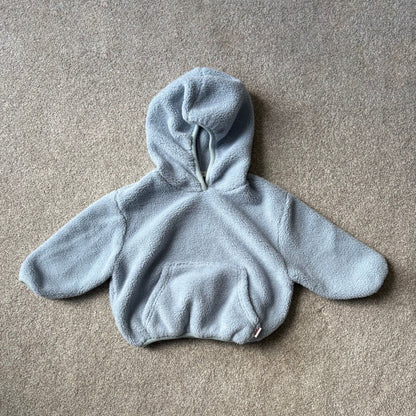 Toddler W25 Fuzzy Fleece Hoodie and Jogger Pants Set (1 - 7y) - 2 Colors kids outfit