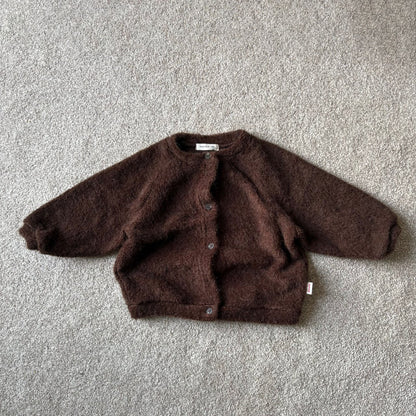 Toddler W25 Fuzzy Long Sleeve Cardigan (1 - 7y) - 2 Colors kids outfit