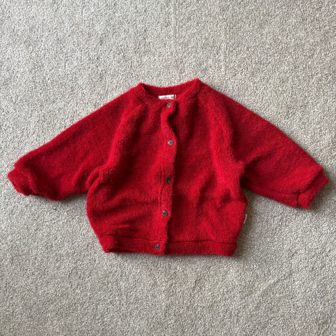 Toddler W25 Fuzzy Long Sleeve Cardigan (1 - 7y) - 2 Colors kids outfit