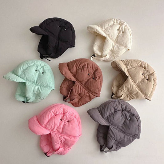 Toddler W25 Padded Earflap Hat (2 - 4y) - 7 Colors kids outfit