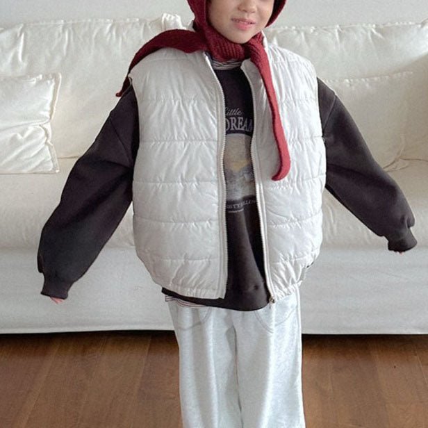 Toddler W25 Plaid Reversible Vest (2 - 7y) - 2 Colors kids outfit