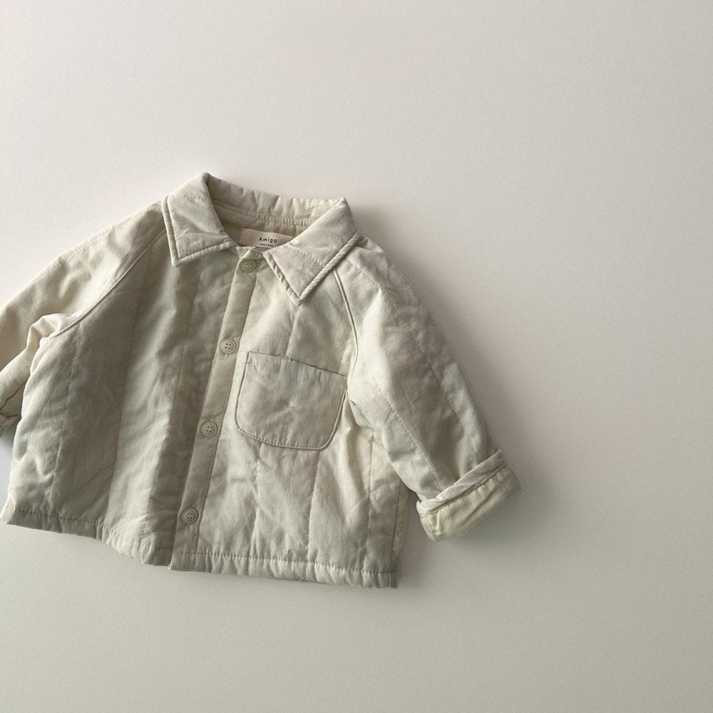 Toddler W25 Quilted Shirt Jacket (1 - 6y) - 2 Colors kids outfit