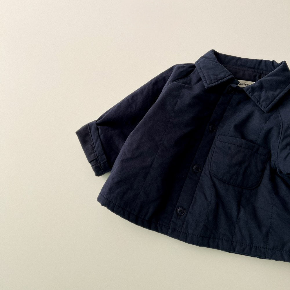 Toddler W25 Quilted Shirt Jacket (1 - 6y) - 2 Colors kids outfit