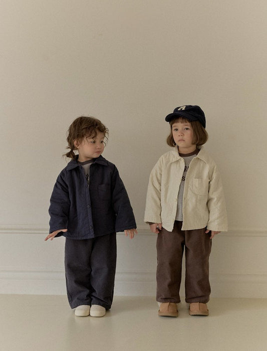 Toddler W25 Quilted Shirt Jacket (1 - 6y) - 2 Colors kids outfit
