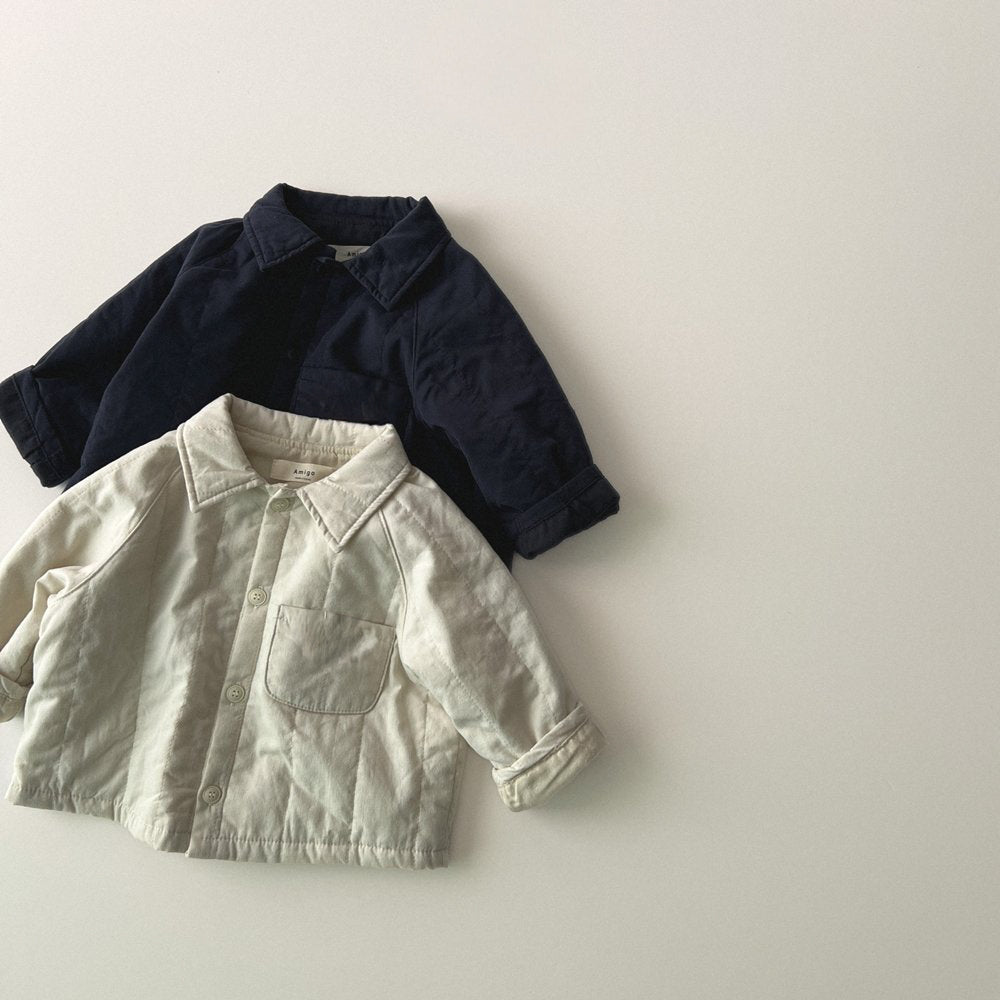 Toddler W25 Quilted Shirt Jacket (1 - 6y) - 2 Colors kids outfit