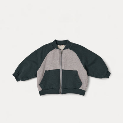 Toddler W25 Raglan Long Sleeve Zip - Up Jacket (2 - 7y) - 2 Colors kids outfit
