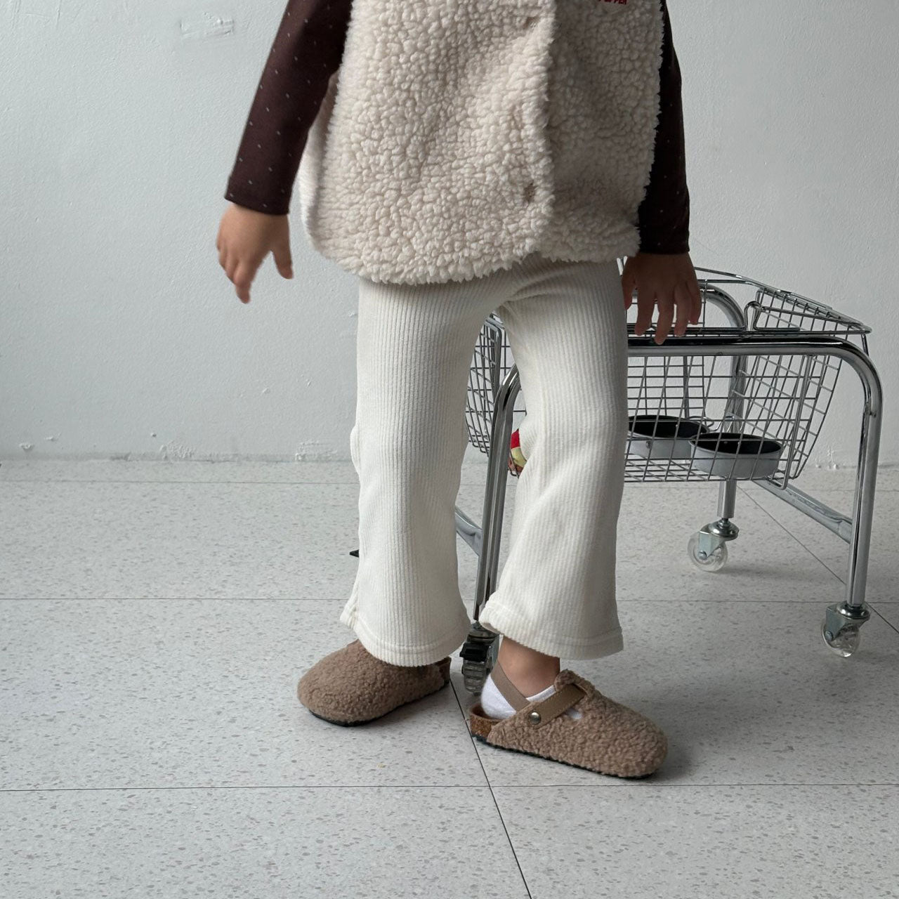 Toddler W25 Ribbed Flare Pants (1 - 7y) - 2 Colors kids outfit