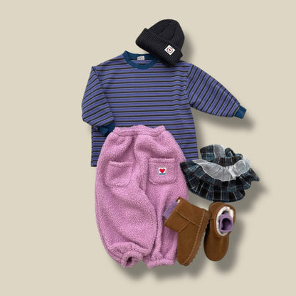 Toddler W25 Sherpa Pocket Jogger Pants (3 - 7y) - 2 Colors kids outfit