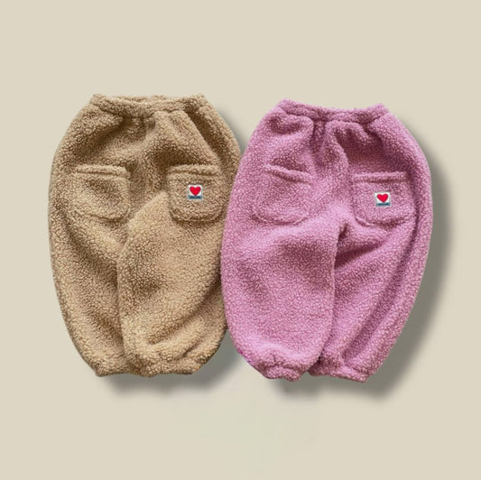 Toddler W25 Sherpa Pocket Jogger Pants (3 - 7y) - 2 Colors kids outfit