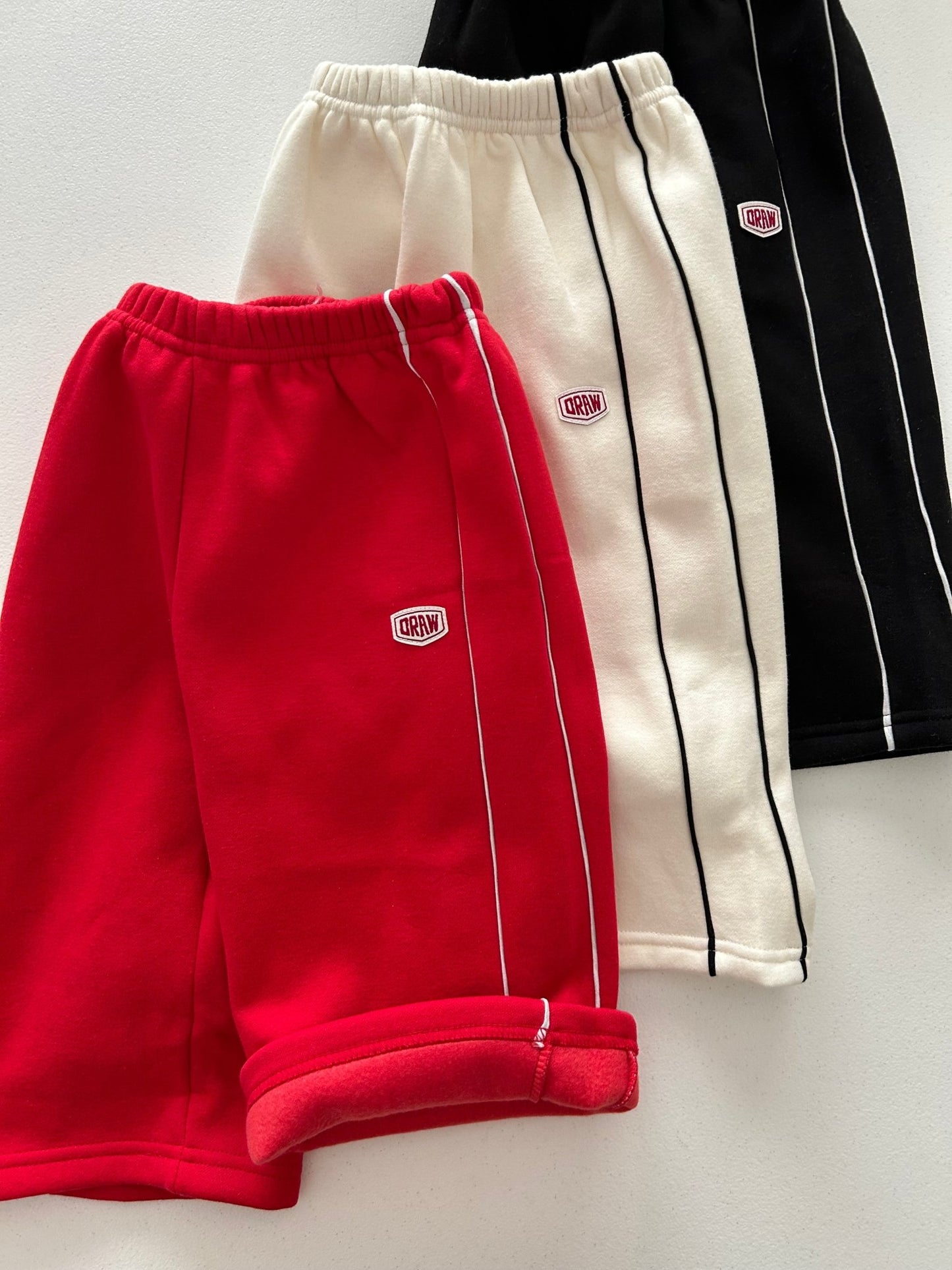 Toddler W25 Soft and Warm Side Line Pull - on Pants (2 - 6y) - 2 Colors kids outfit