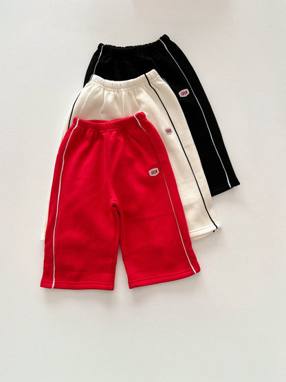 Toddler W25 Soft and Warm Side Line Pull - on Pants (2 - 6y) - 2 Colors kids outfit