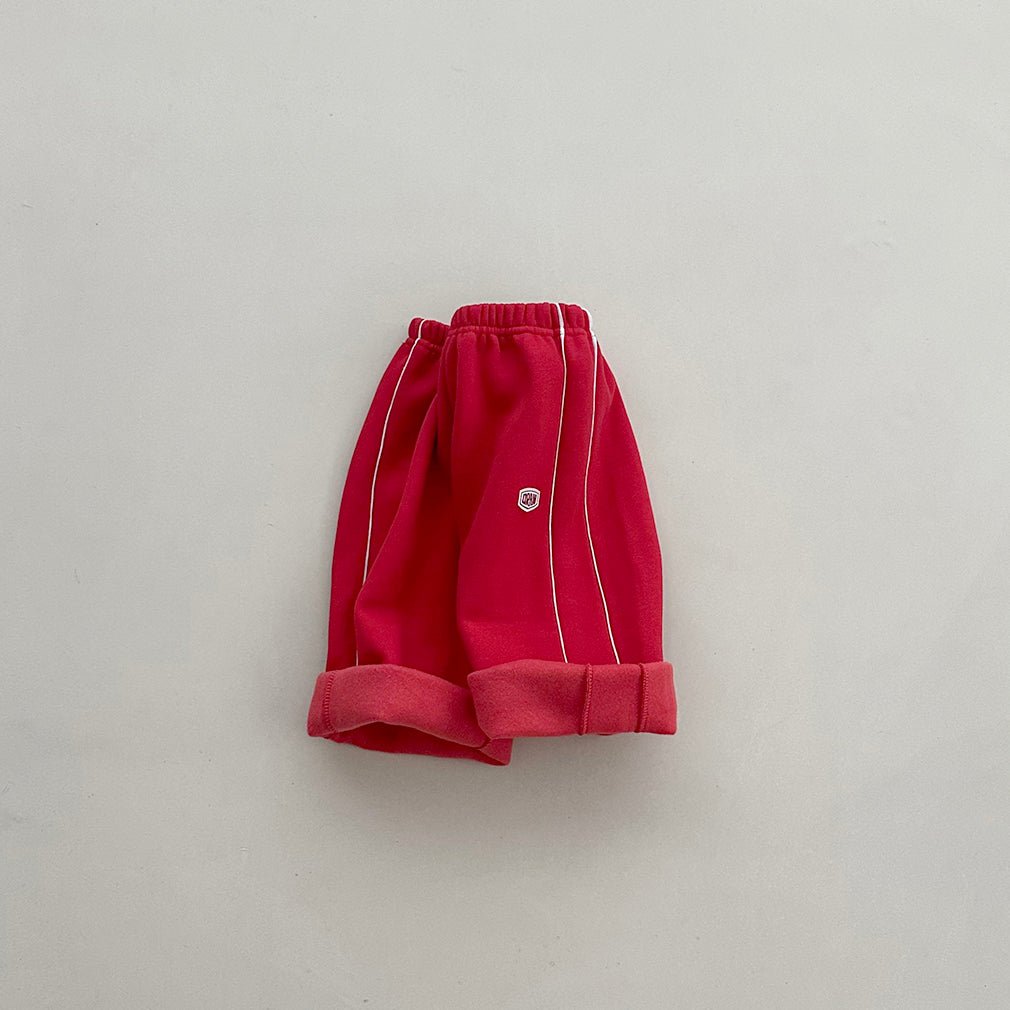 Toddler W25 Soft and Warm Side Line Pull - on Pants (2 - 6y) - 2 Colors kids outfit