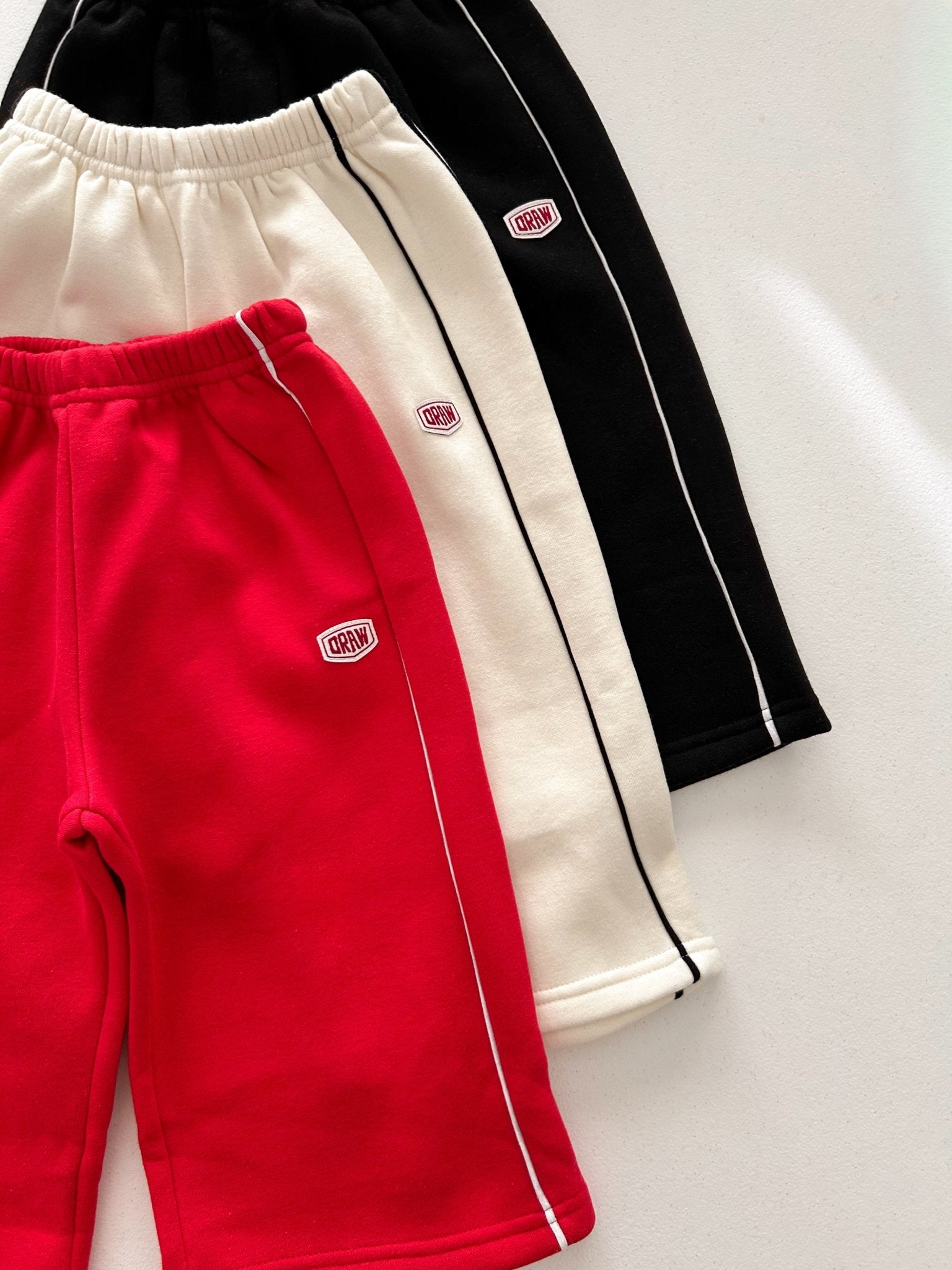 Toddler W25 Soft and Warm Side Line Pull - on Pants (2 - 6y) - 2 Colors kids outfit