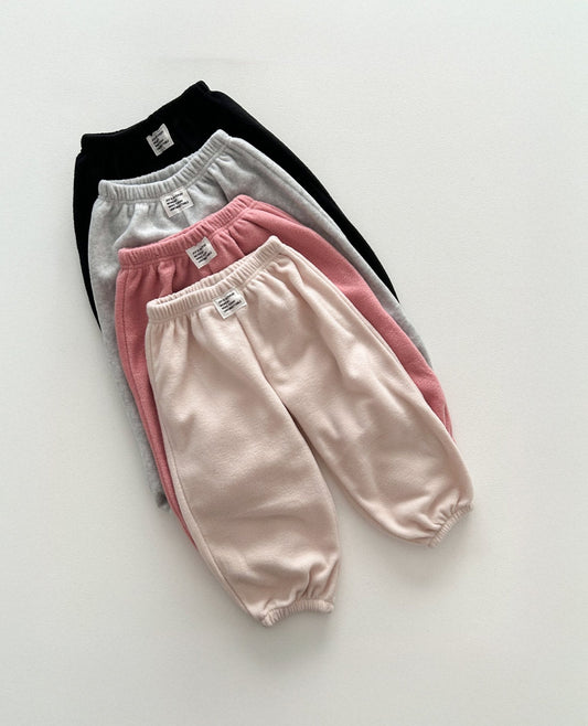 Toddler W25 Soft Fleece Jogger Pants (2 - 6y) - 4 Colors kids outfit