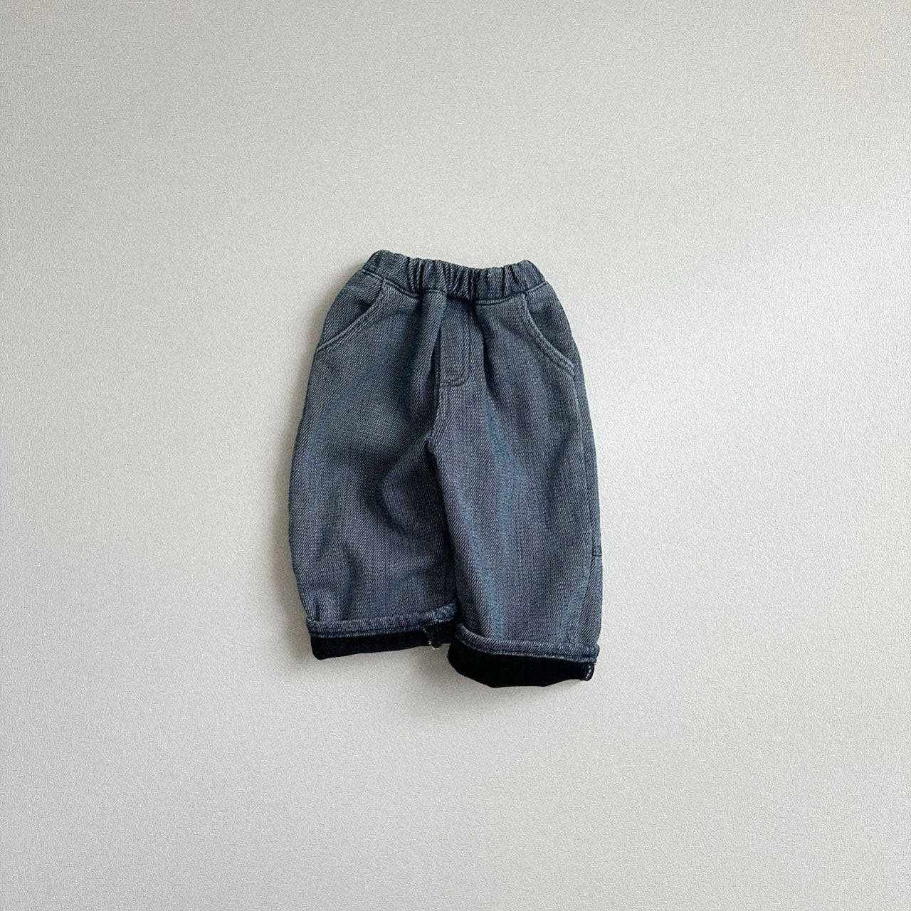 Toddler W25 Stitch Detail Warm and Comfy Denim Pants (10m - 4y) - 2 Colors kids outfit