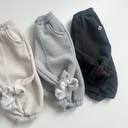 Toddler W25 Stitch Detail Warm Jogger Pants (10m - 4y) - 3 Colors kids outfit