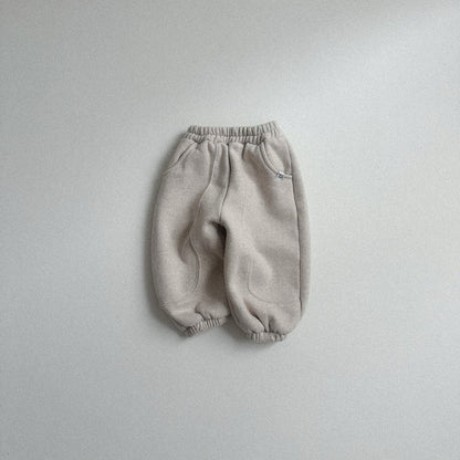 Toddler W25 Stitch Detail Warm Jogger Pants (10m - 4y) - 3 Colors kids outfit