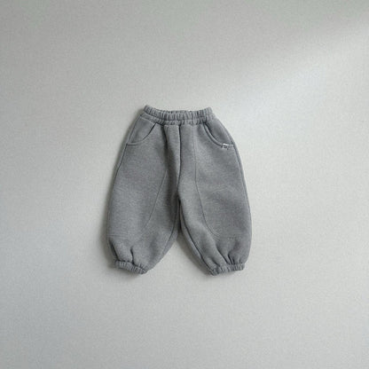 Toddler W25 Stitch Detail Warm Jogger Pants (10m - 4y) - 3 Colors kids outfit