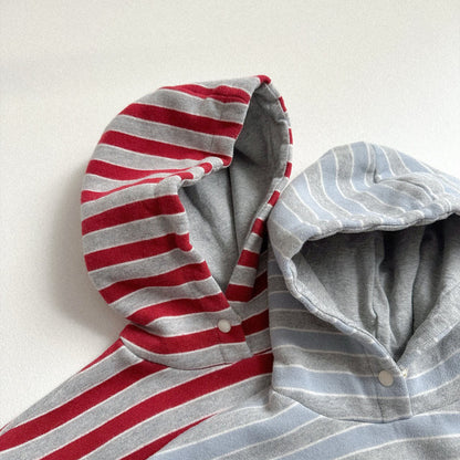 Toddler W25 Stripe Snap - Button Hoodie (2 - 7y) - 2 Colors kids outfit