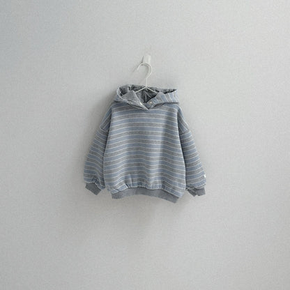Toddler W25 Stripe Snap - Button Hoodie (2 - 7y) - 2 Colors kids outfit