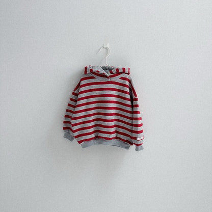 Toddler W25 Stripe Snap - Button Hoodie (2 - 7y) - 2 Colors kids outfit