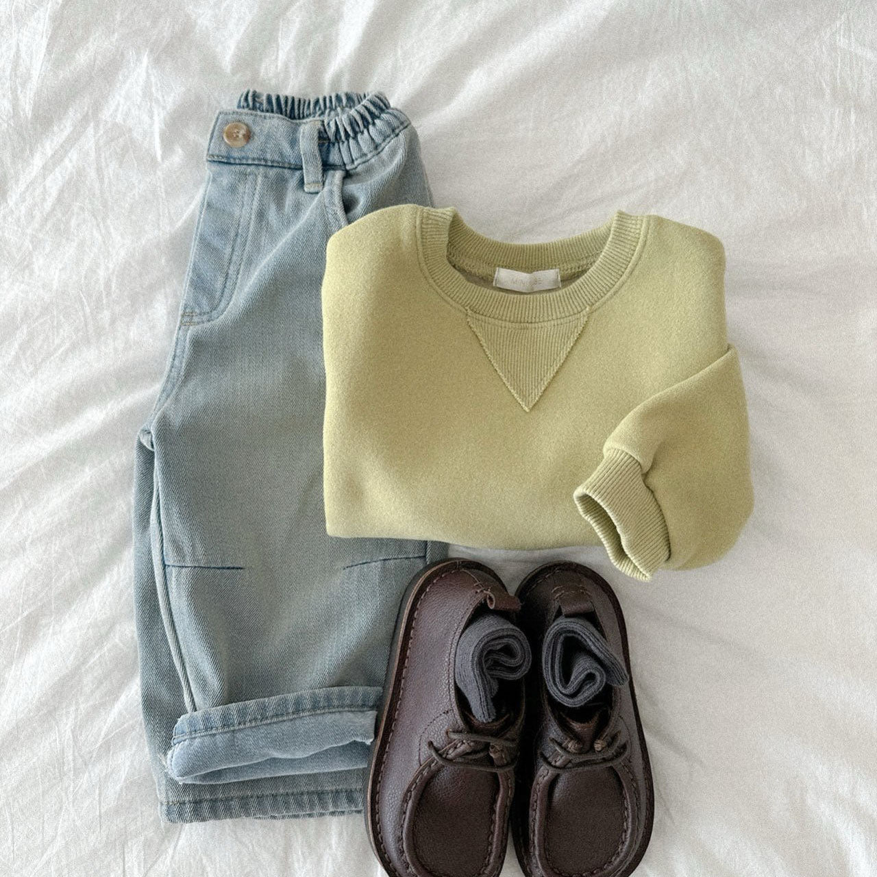 Toddler W25 V - Inset Sweatshirt (10m - 4y) - 3 Colors kids outfit