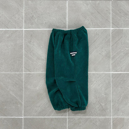 Toddler W25 Velour Jogger Pants (2 - 8y) - Green kids outfit