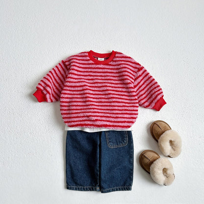 Toddler W25 Warm Denim Pull - On Pants (1 - 6y) - 3 Colors kids outfit