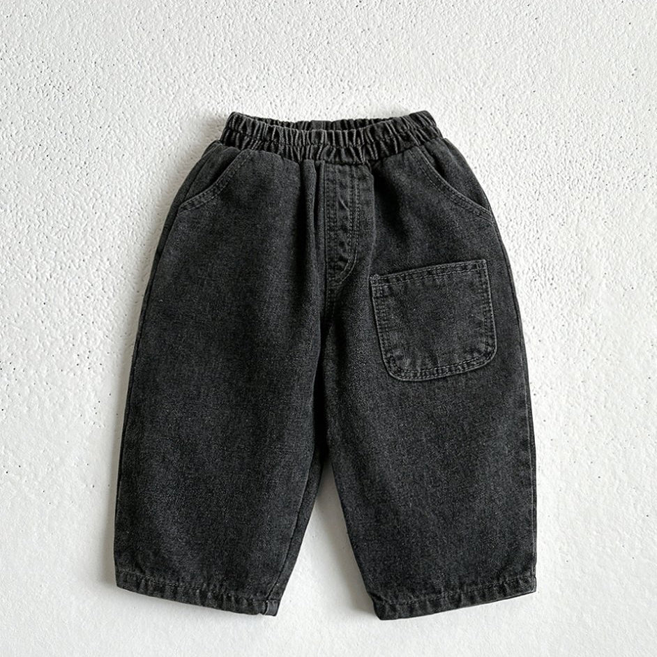 Toddler W25 Warm Denim Pull - On Pants (1 - 6y) - 3 Colors kids outfit